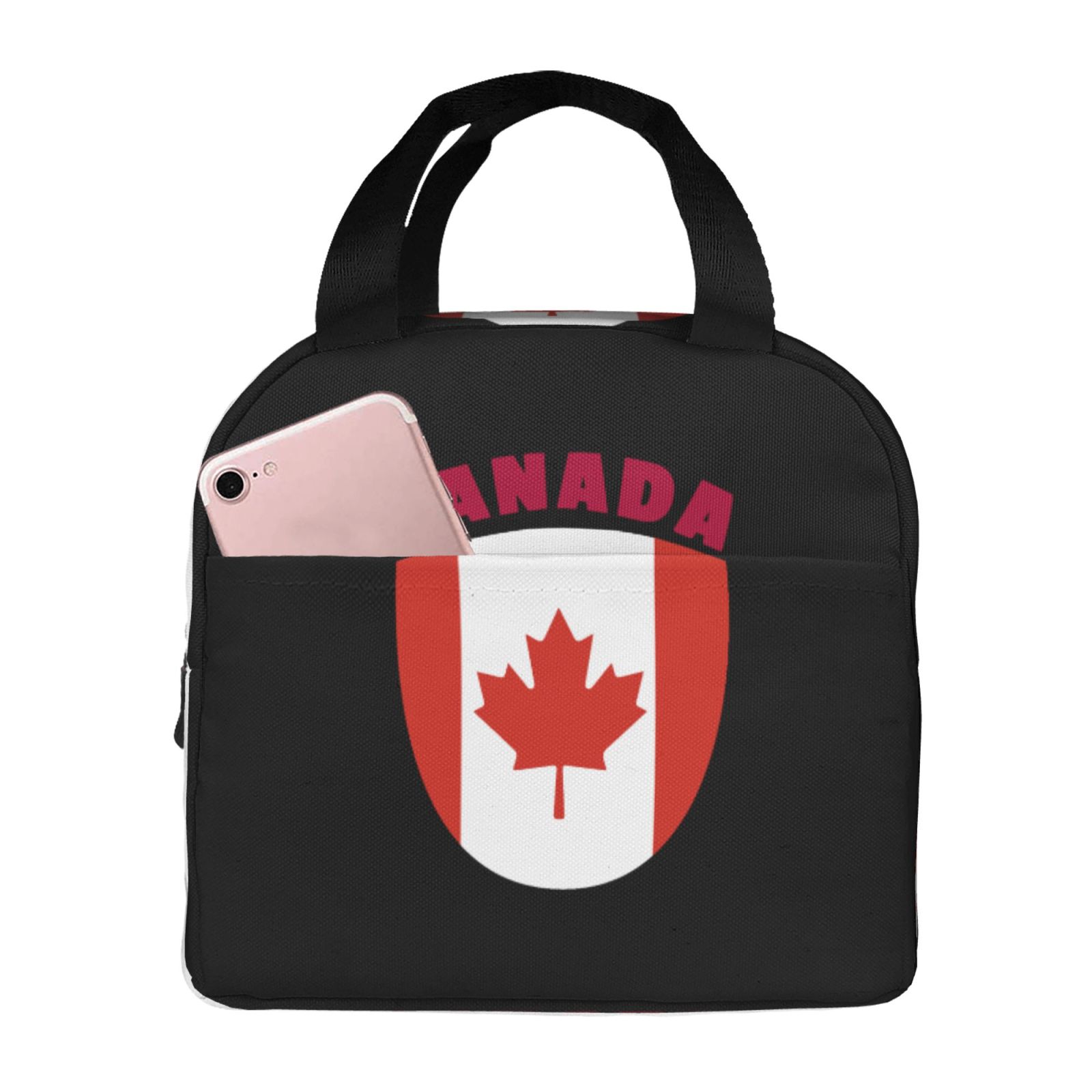 Women Bags Canada - Sac à déjeuner isolé imprimé drapeau