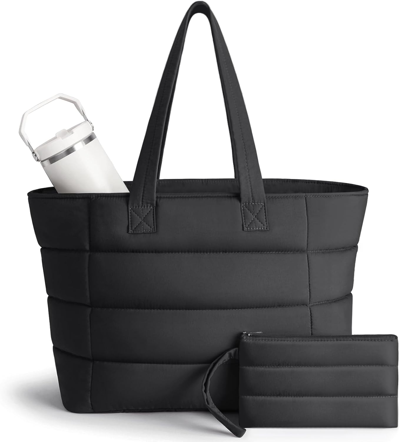 Women'S Tote Bags For Work - Sac fourre-tout matelassé pour femme, sac