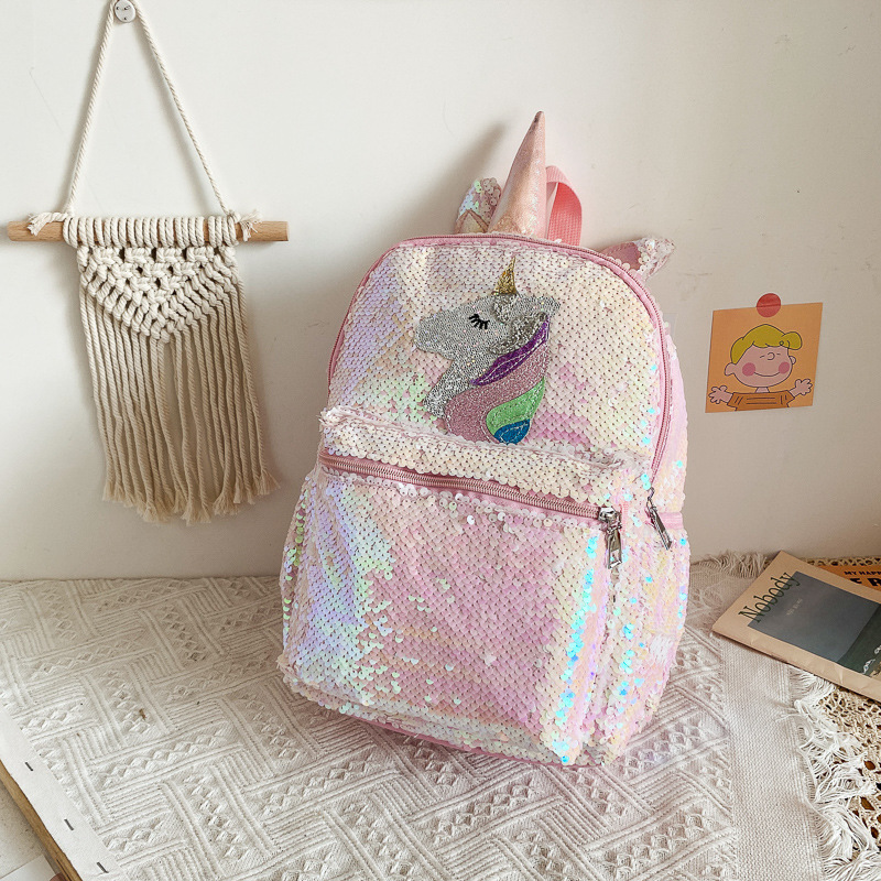 Women'S Bags Going Out - Sac à dos licorne à paillettes