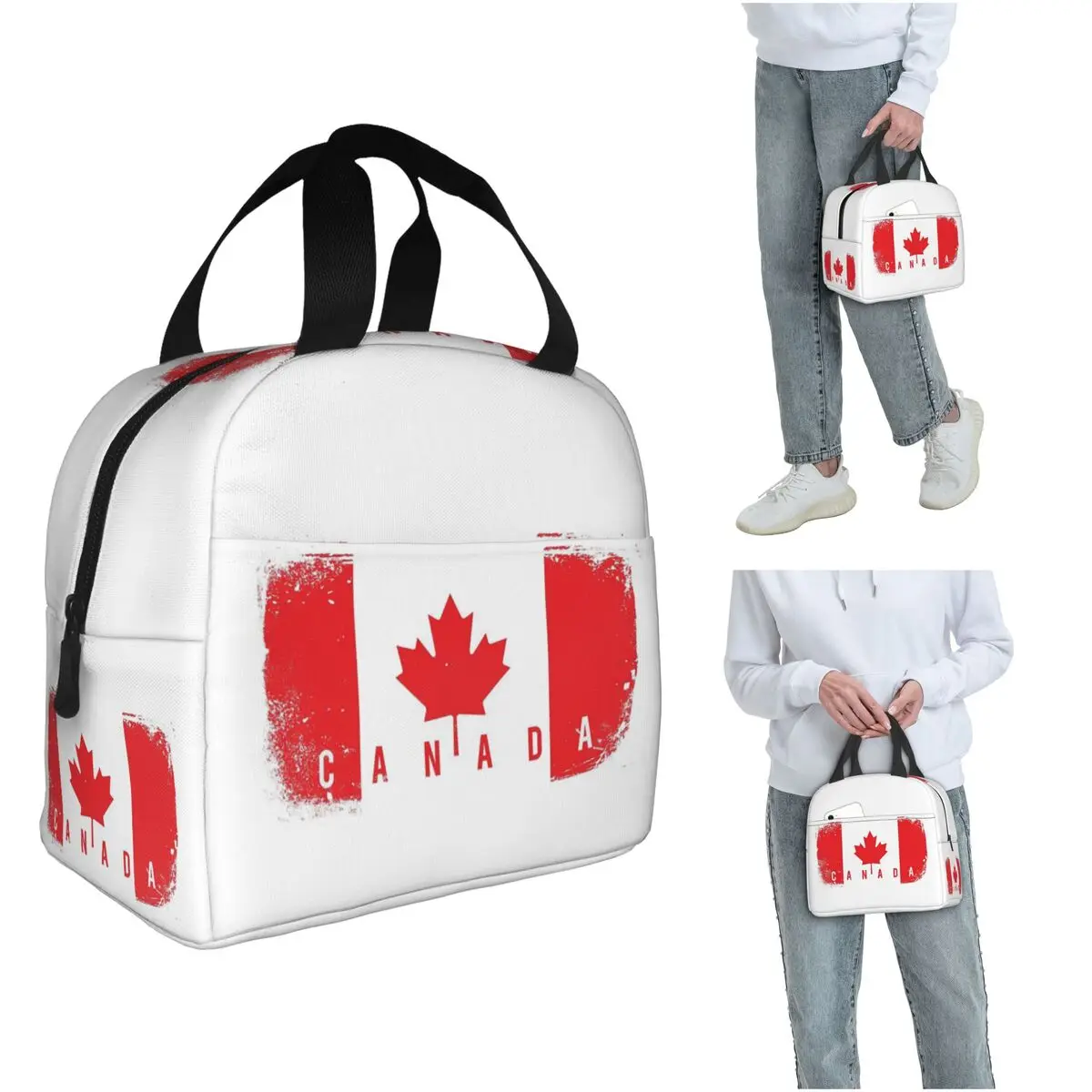 Women Bags Canada - Sac à déjeuner isotherme avec drapeau