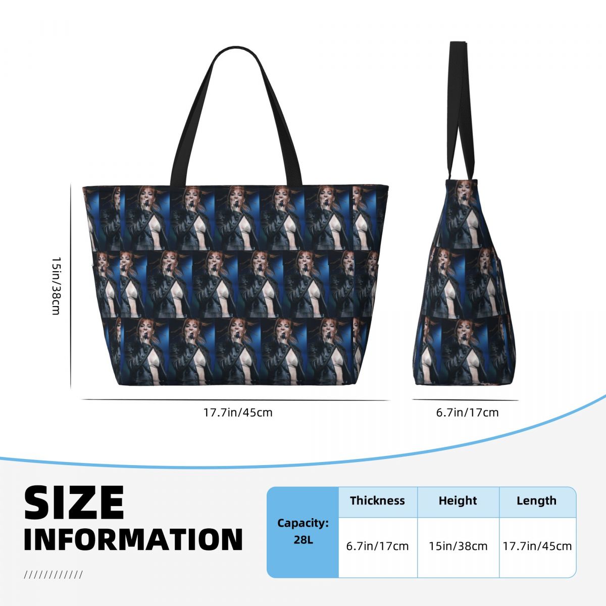 Mylene Farmer Beach Tote Bag S - Women Bags Farmers avis et prix