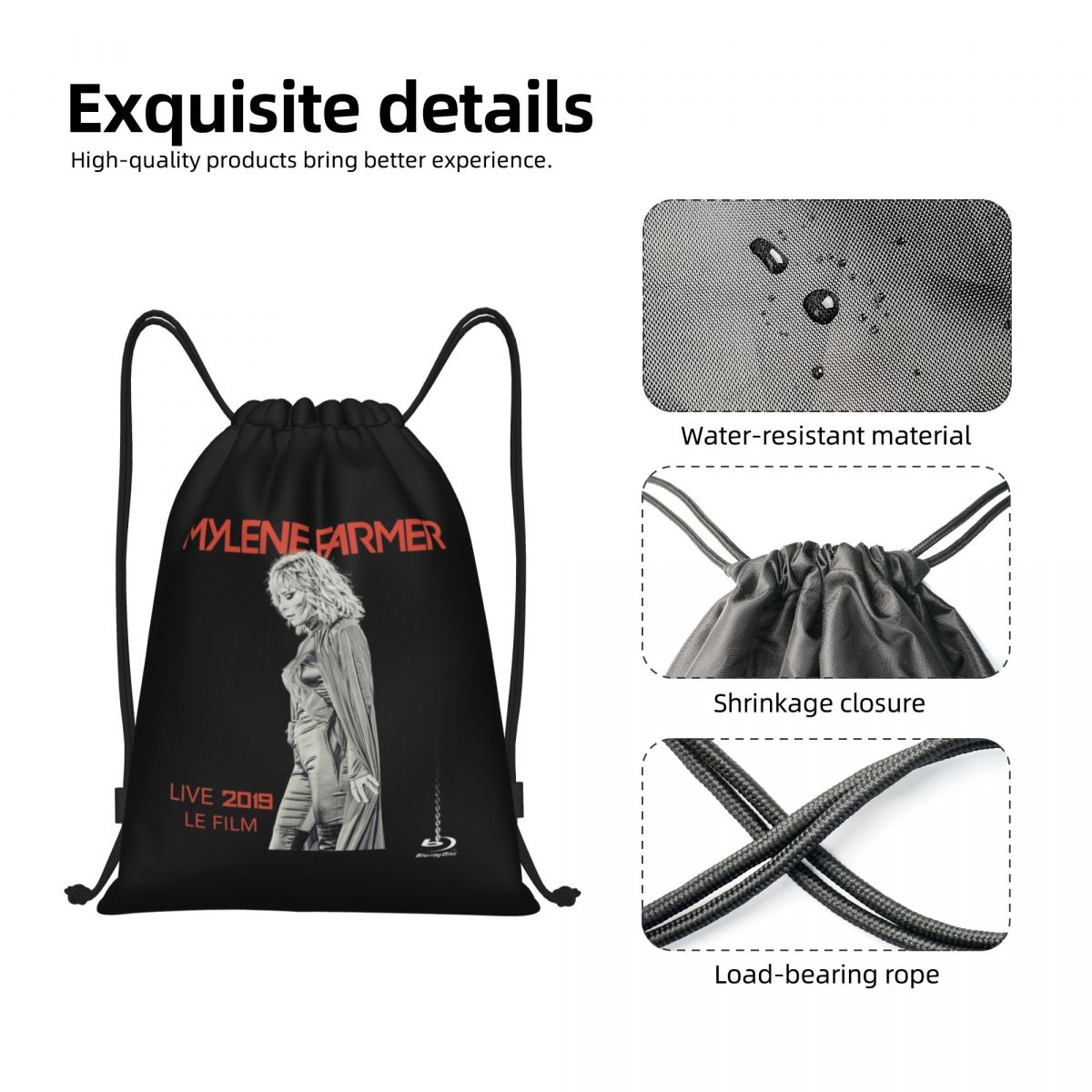 Mylene Farmer Sac à dos avec c - Women Bags Farmers avis et prix