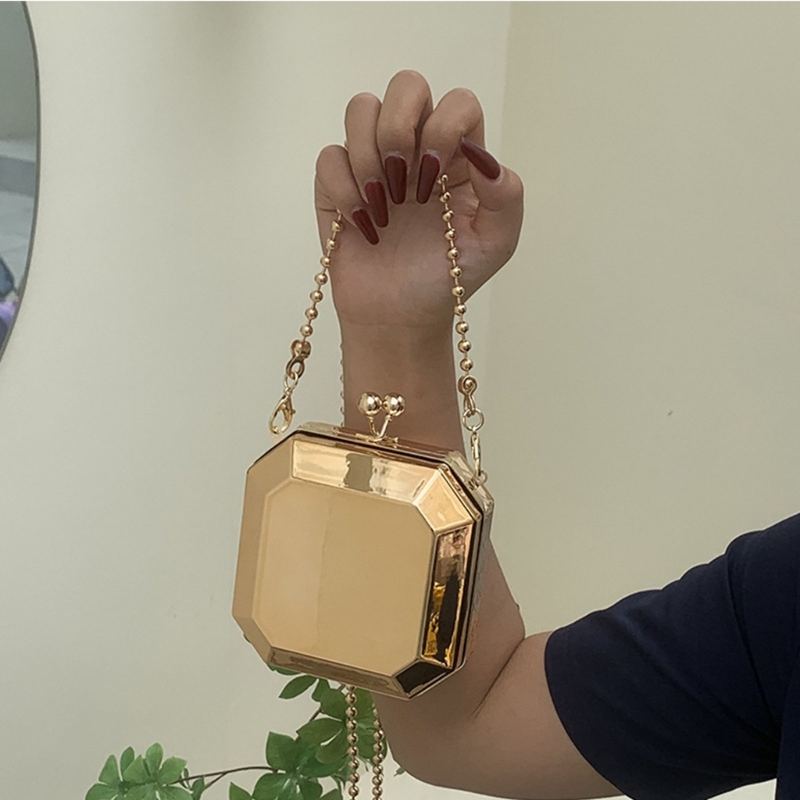 Mini pochette de soirée en or  - Women'S Bags Cross Body avis et prix