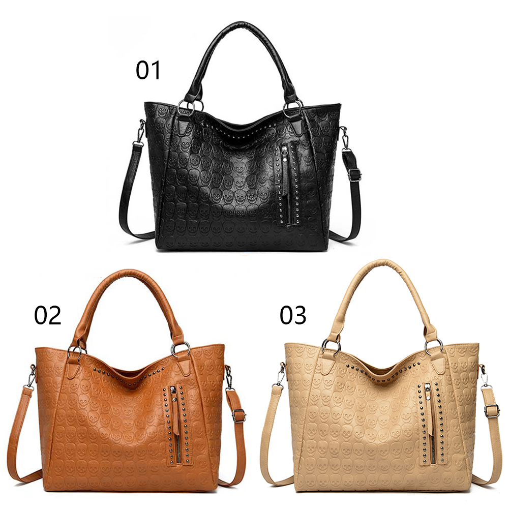 Sac bandoulière Punk Skull en  - Women'S Tote Bags For Work avis et prix