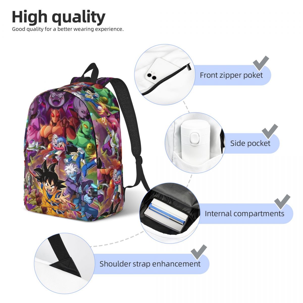 Dragon Ball DAIMA – sac à dos  - Women'S Bags Going Out avis et prix