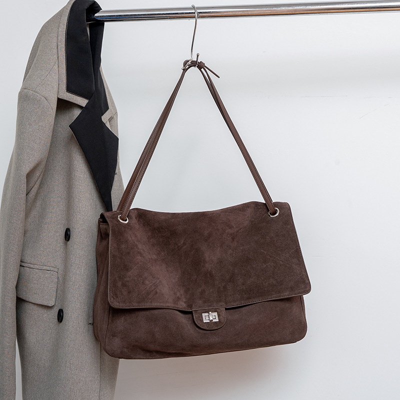Sac à bandoulière en cuir suéd - Women'S Tote Bags For Work avis et prix