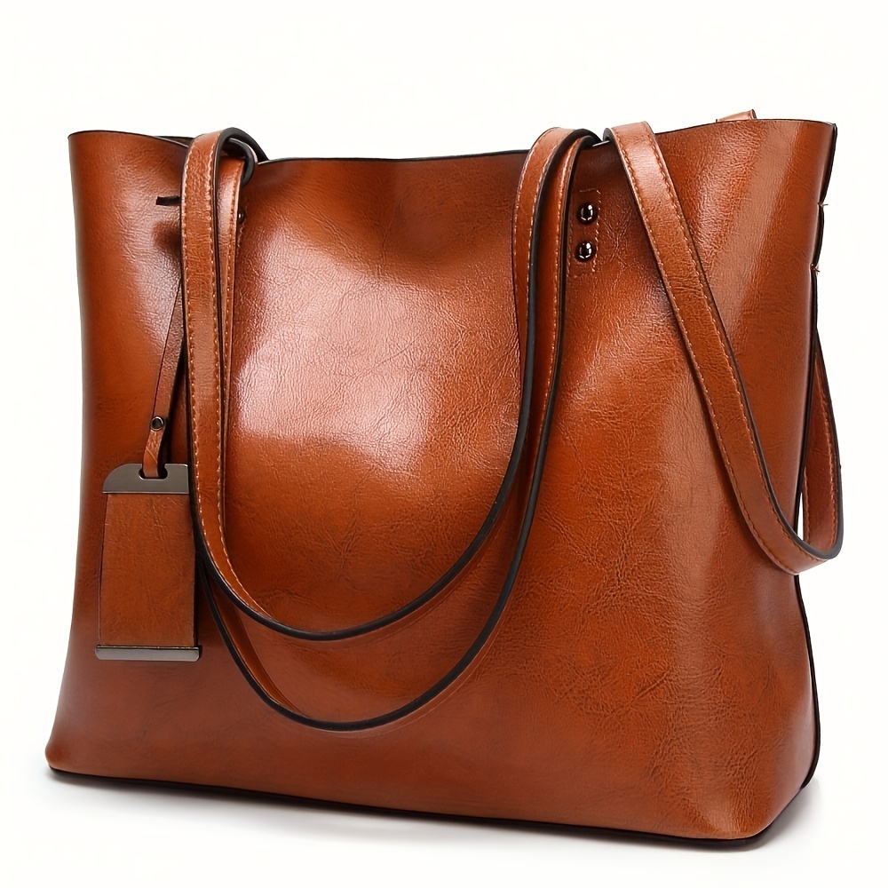 Sac à main fourre-tout en cuir - Women'S Tote Bags For Work avis et prix
